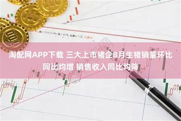 淘配网APP下载 三大上市猪企8月生猪销量环比同比均增 销售收入同比均降